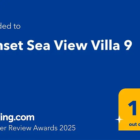 Villa Sunset Sea View 9 *